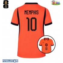 Nederland Memphis Depay #10 Hjemmedrakt Dame VM 2026 Kortermet
